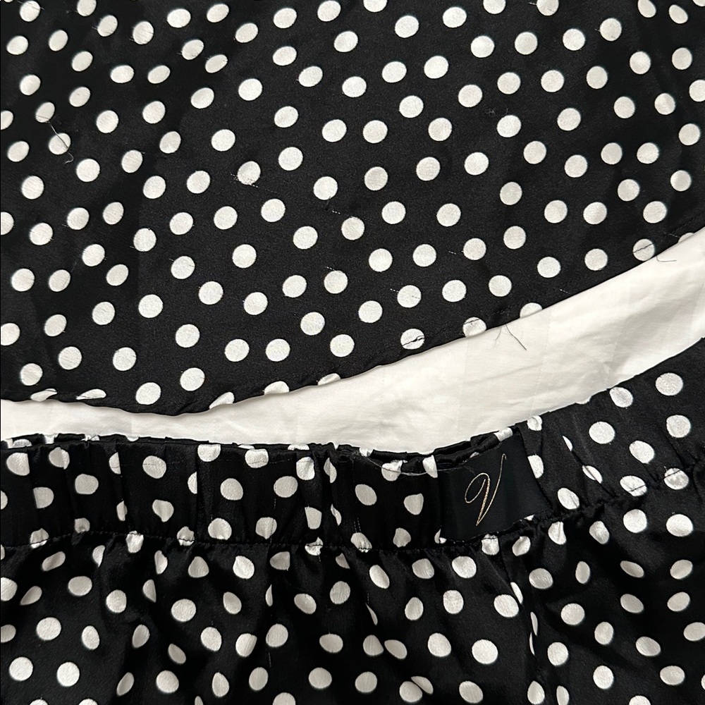 VS Polka Dot Satin PJ Set - Picture 2 of 5